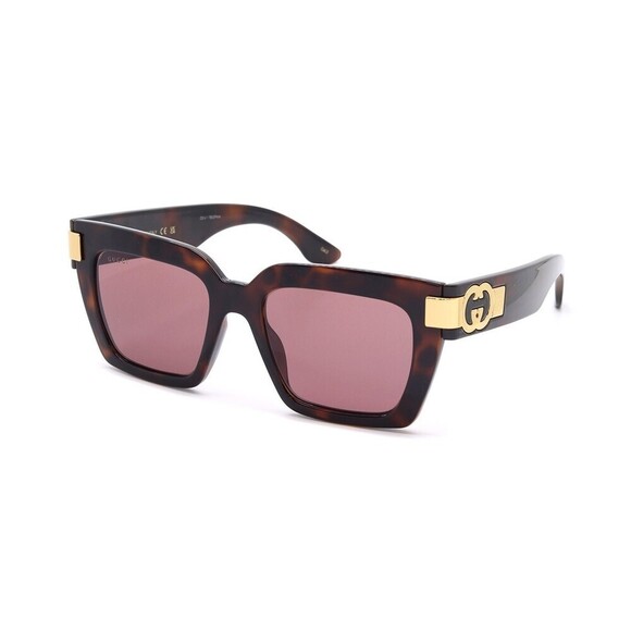 NWT Gucci GG1689S-002 Havana 54mm Sunglasses main image 5